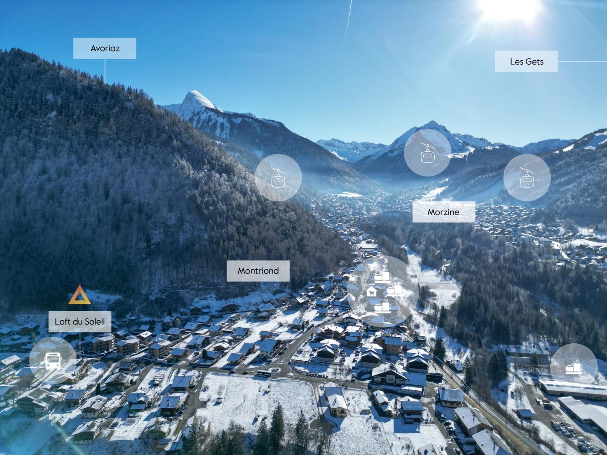 Roof Top Moutain View Direct Access Morzine Avoriaz มงทริองด์ ภายนอก รูปภาพ